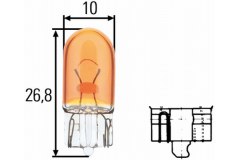 Лампа WY5W 12V 8GP003594-541 для OPEL INSIGNIA B Grand Sport (Z18) 1.5 (68) 2017-, код двигателя B15SFL,D15SFL, V см3 1490, кВт 103, л.с. 140, бензин, Hella 8GP003594541